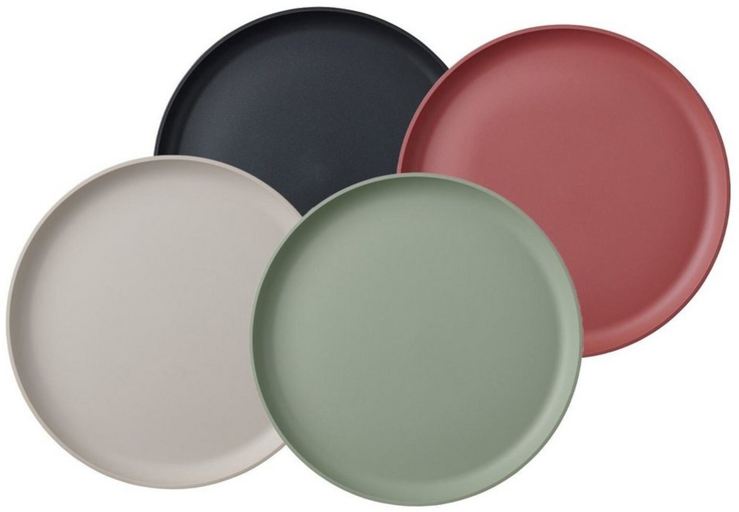 Mepal SILUETA Essteller ø 26 cm 4er Set Bunt Bild 1