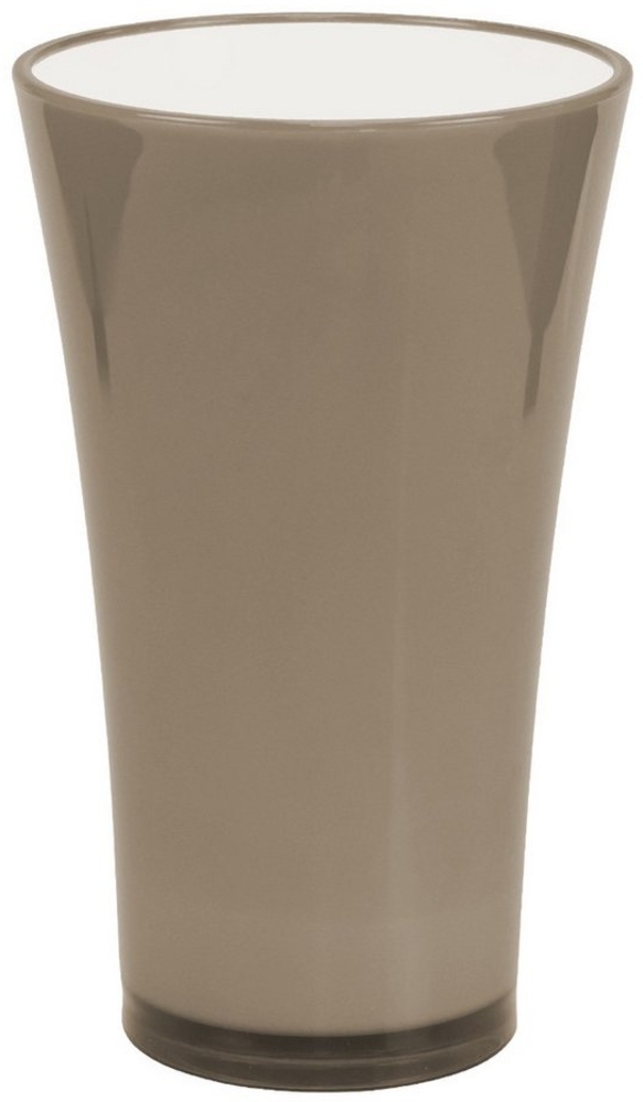 Viana Blumentopf Vase „Fizzy“ Ø16cm H27cm Platingrau Blumenvase Dekoration Kunststoff Bild 1