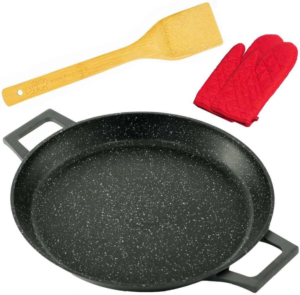 Paella-Pfanne Ø36 cm Bräter Bratpfanne Paellapfanne Servierpfanne Schmorpfanne Induktion Bild 1