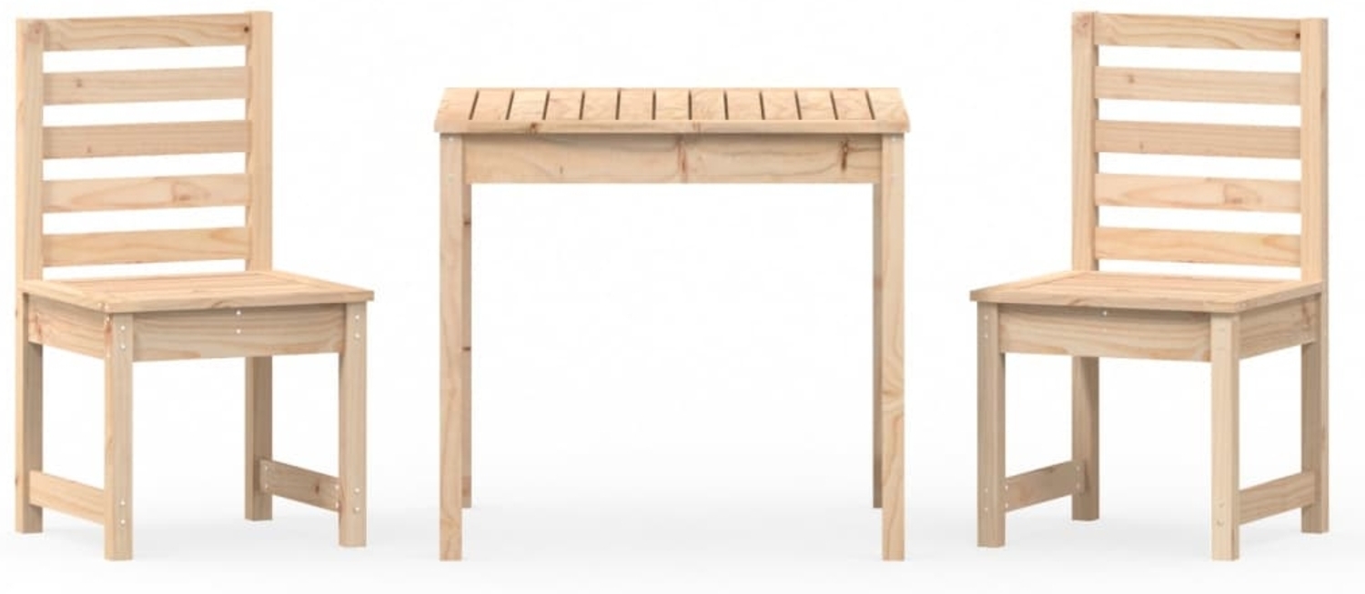 vidaXL 3-tlg. Garten-Bistro-Set Massivholz Kiefer 3154671 Bild 1