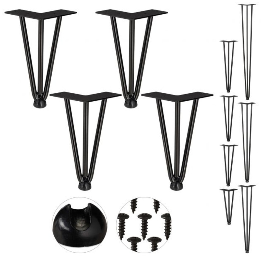 4er Set Hairpin Legs mit 3 Streben 10028069_1122 Bild 1