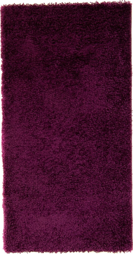 Morgenland Hochflor Teppich - 150 x 80 cm - lila Bild 1