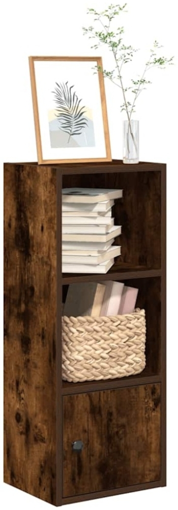 vidaXL Bücherregal Räuchereiche 31x24x77 cm Holzwerkstoff Bild 1