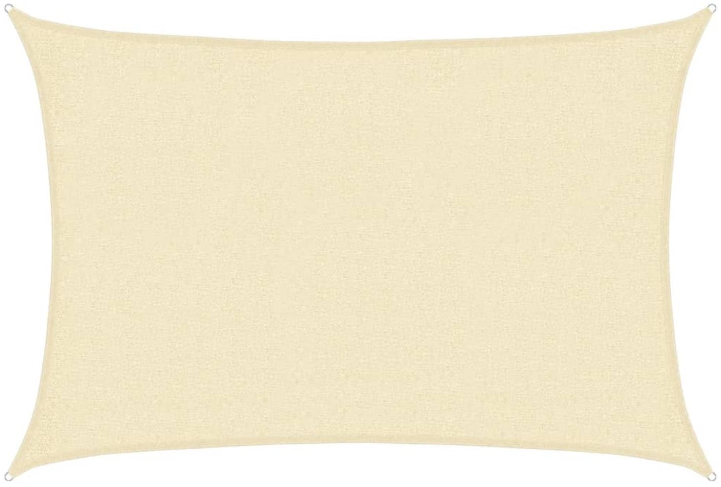 vidaXL Sonnensegel 160 g/m² Creme 2x2,5 m HDPE 311171 Bild 1