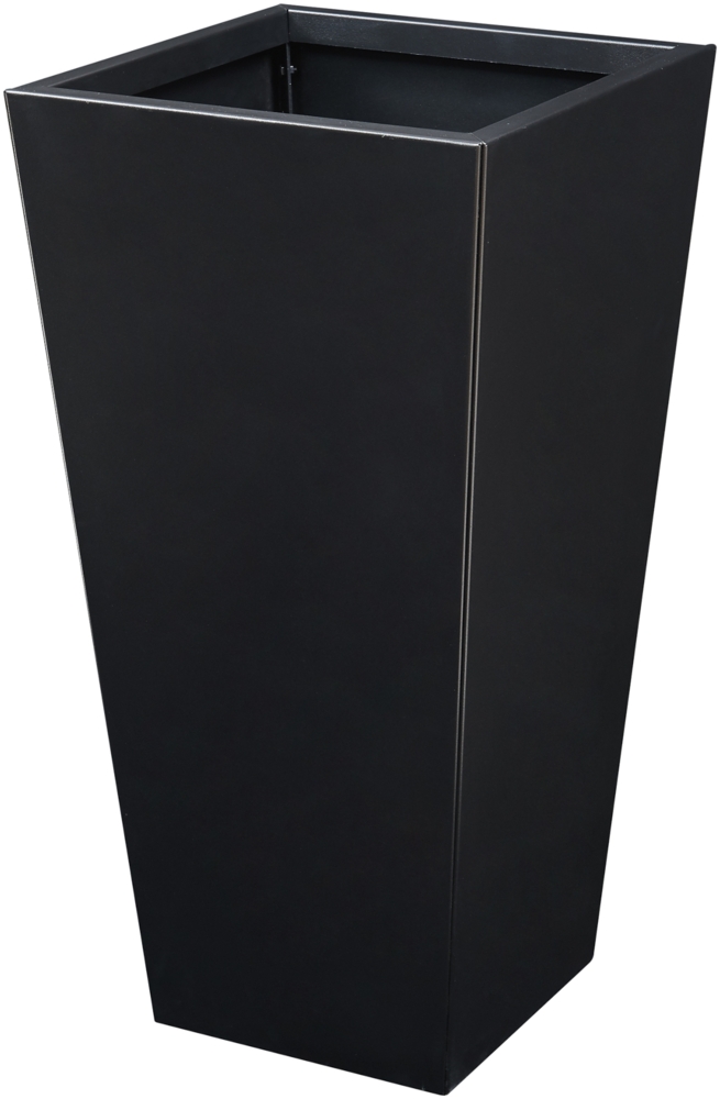 [casa. pro] Pflanzkübel Vaargel 76x39x39 cm Stahl Schwarz Bild 1