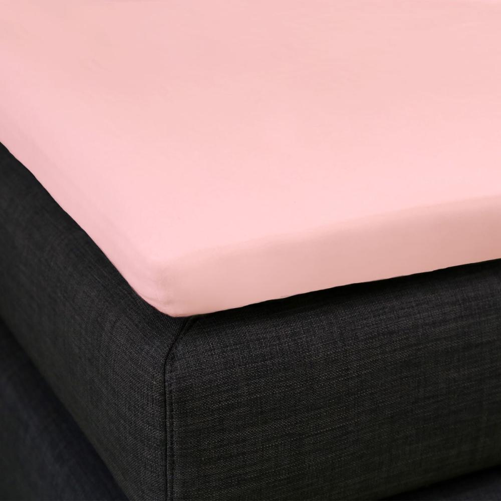 Formesse Bella Donna Topper Spannbetttuch La Piccola|200x210 - 200x220 cm| rose Bild 1