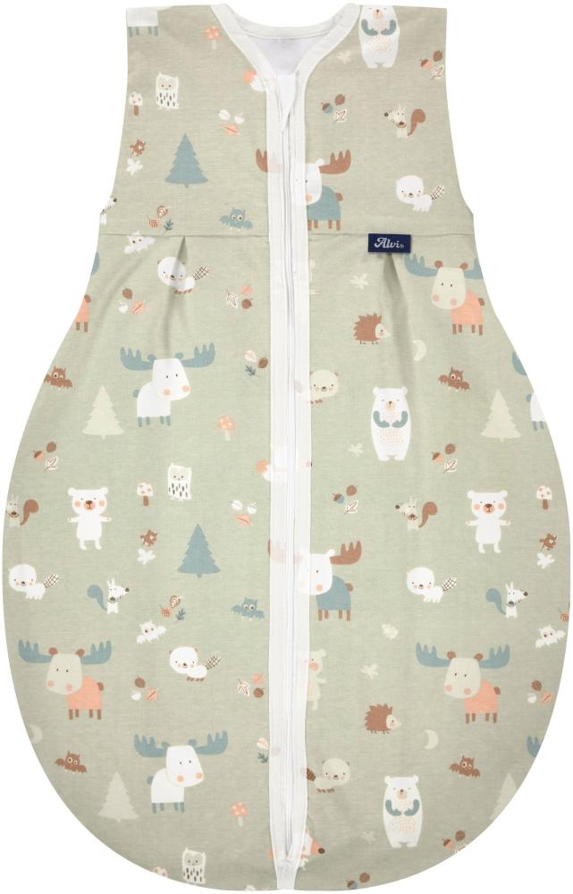 Alvi Kugelschlafsack Molton Baby Forest 70 Bild 1