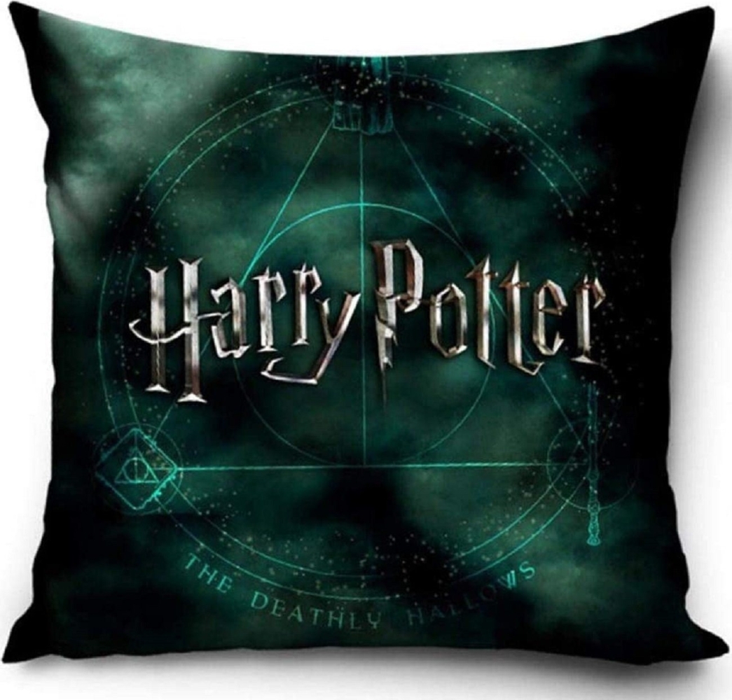Carbotex Dekokissen Kissen Kuschelkissen Dekokissen Harry Potter 40 x 40 cm Bild 1
