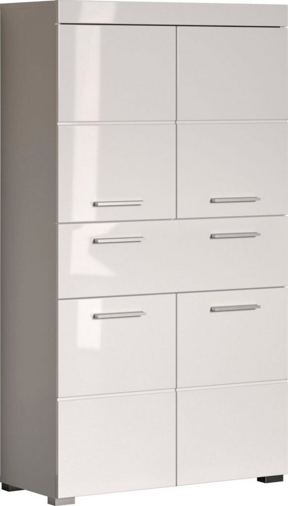 INOSIGN Midischrank Avena Badschrank mit einer Schublade und 4 Türen - Maße (B/T/H) 73/31/130 cm Bild 1