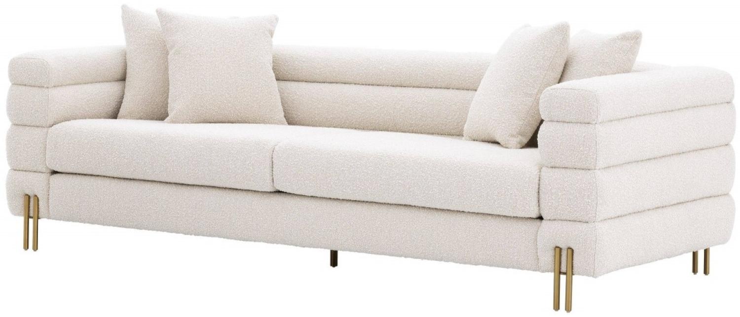 EICHHOLTZ Sofa York Bouclé cream Bild 1