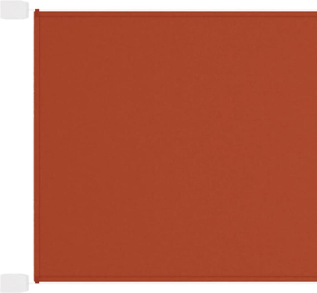 vidaXL Senkrechtmarkise Terrakotta 140x420 cm Oxford-Gewebe 148362 Bild 1