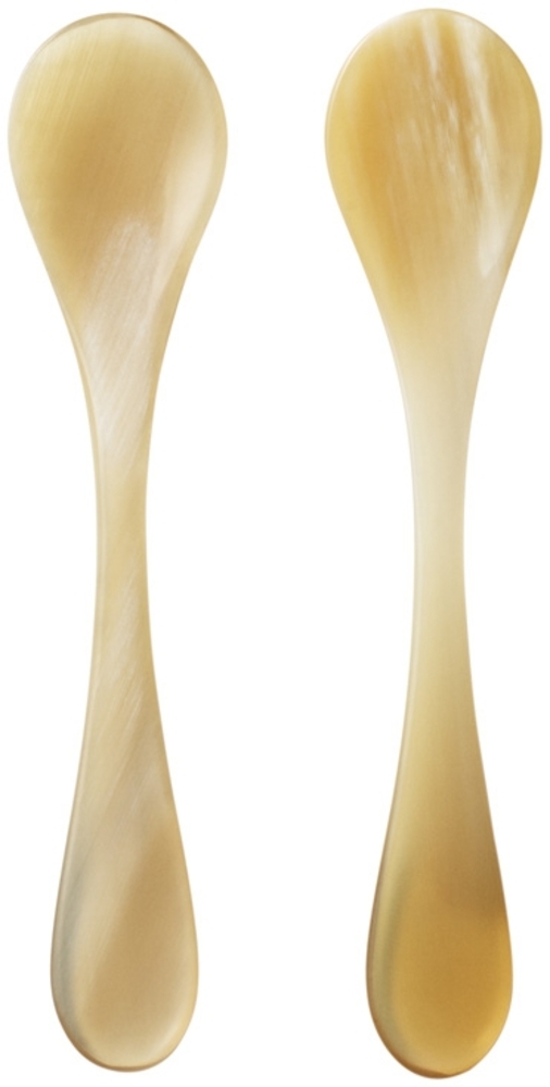 Georg Jensen 2-er Set Kaviarlöffel Indulgence Horn Bild 1