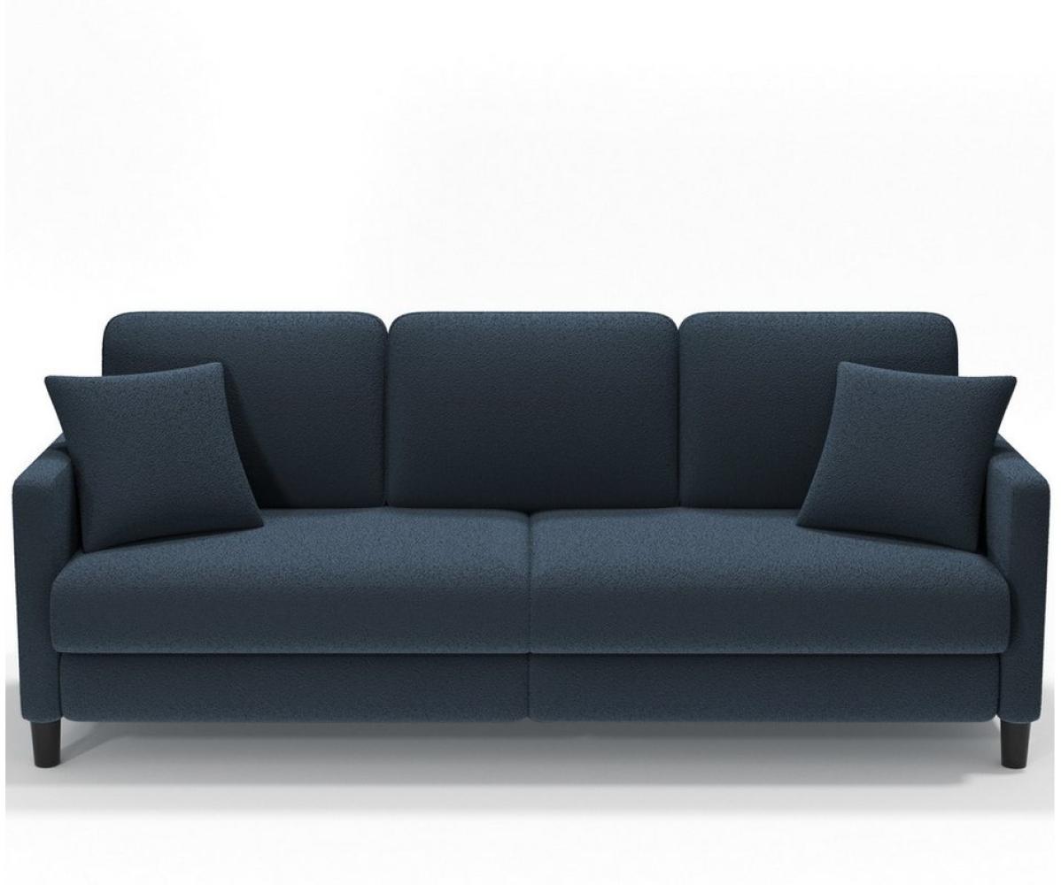 OUNUO Sofa 3-Sitzer Modernes Polstersofa Couch mit 2 Zierkissen 210cm Sofa Bild 1