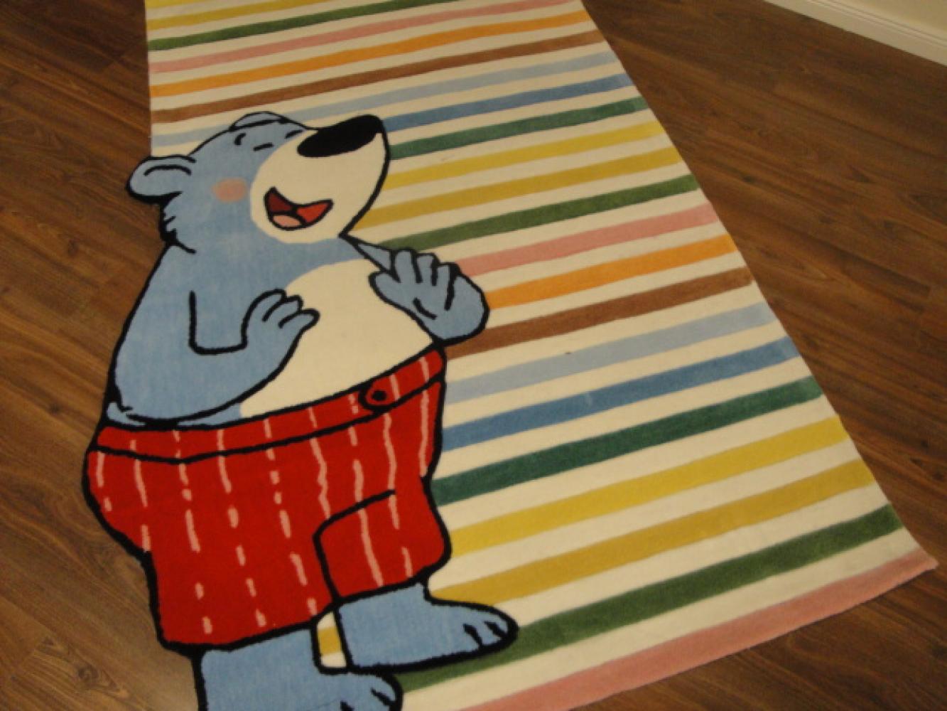 Kinderteppich- Bromse, der Bär 180 x 120 cm Gustav und seine Freunde Bild 1