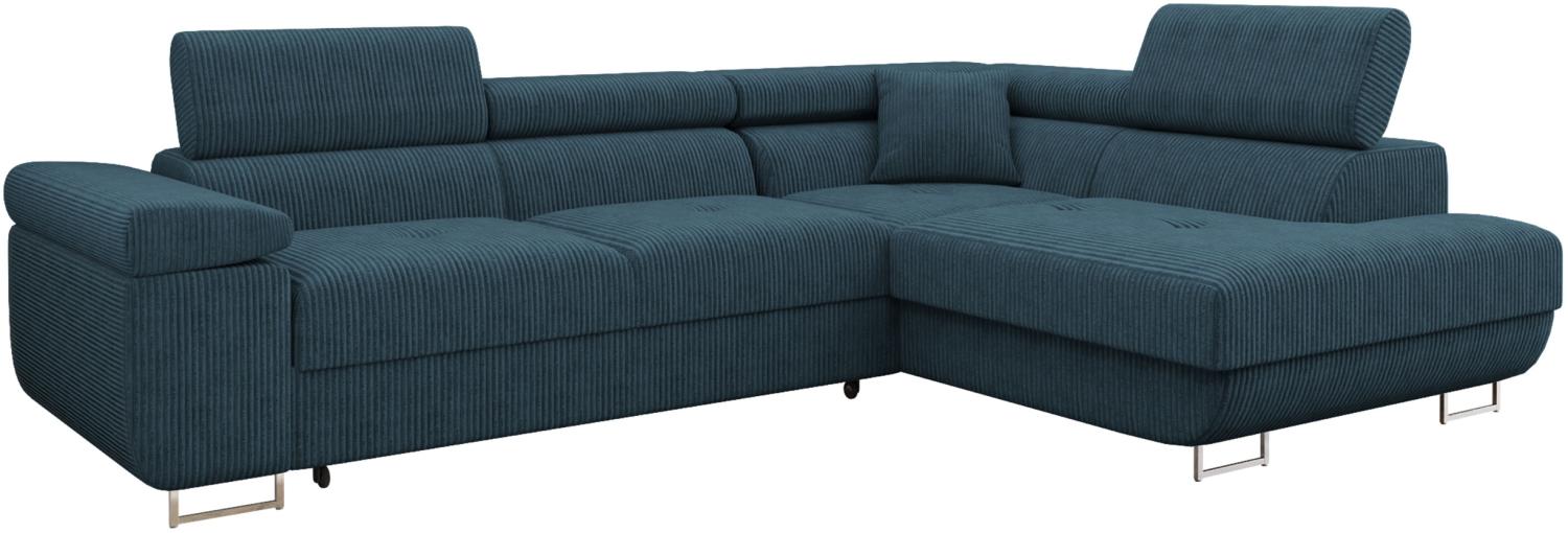 Ecksofa Torezio Cord (Farbe: Poso 05, Seite: Rechts) Bild 1