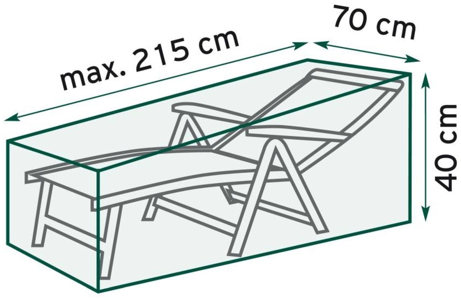 TrendLine Schutzhülle Exclusive Sonnenliege 210x70x40 cm Abdeckung Gartenmöbel Bild 1