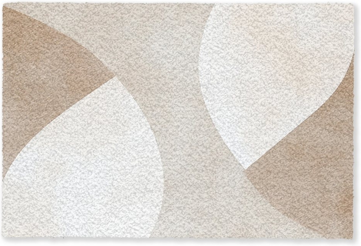 MuchoWow Fußmatte Braun - Japandi - Abstrakt, Rechteckig, innen Schmutzfangmatte, Tür, Schmutzfänger Flur, Teppich, 60x40 cm Bild 1