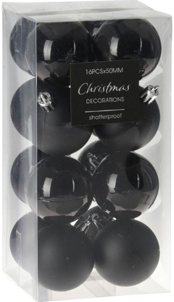 Vilde Christbaumkugeln unzerbrechlich Christbaumkugeln Weihnachten sortieren Satz von 16 Stück 5 cm Bild 1