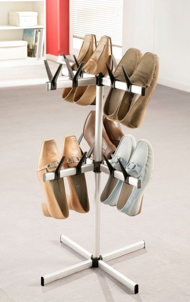 Ruco Schuhregal, Aluminium/Kunststoff, für 16 Paar Schuhe Bild 1