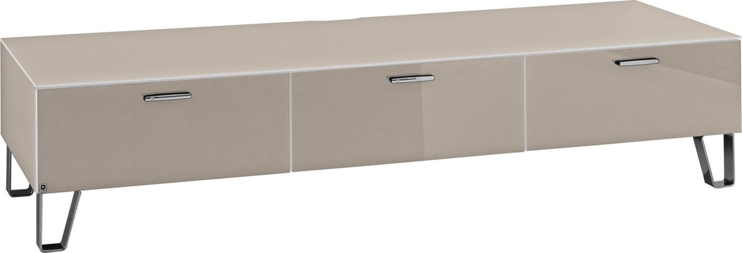 LEONARDO TV-Bank Cube, mit Sicherheitsglas und edlem MDF Holz, Breite 189 cm Bild 1