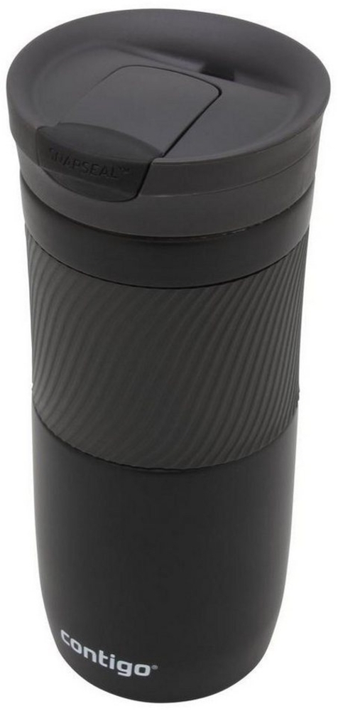 Contigo Thermobecher Byron Snapseal 470 ml Isolierbecher Kaffee-Becher Schwarz Bild 1