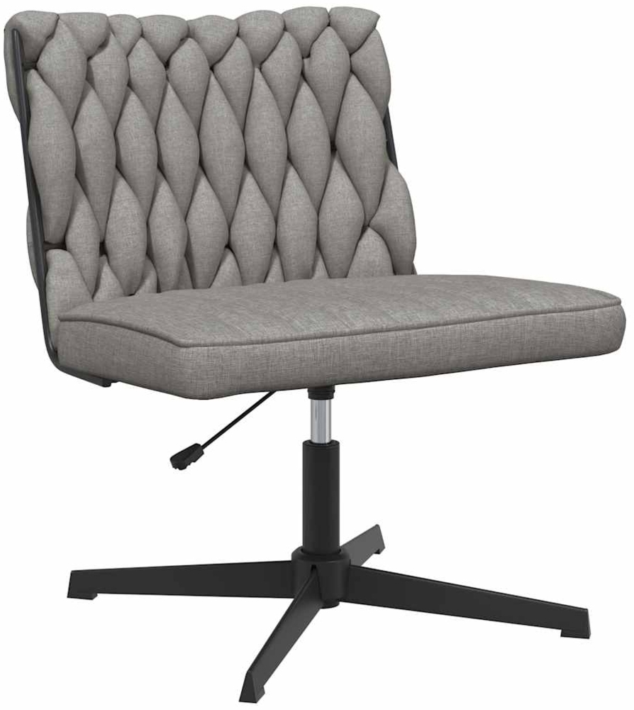 vidaXL Bürostuhl Drehbar Hellgrau Stoff 4105401 Bild 1
