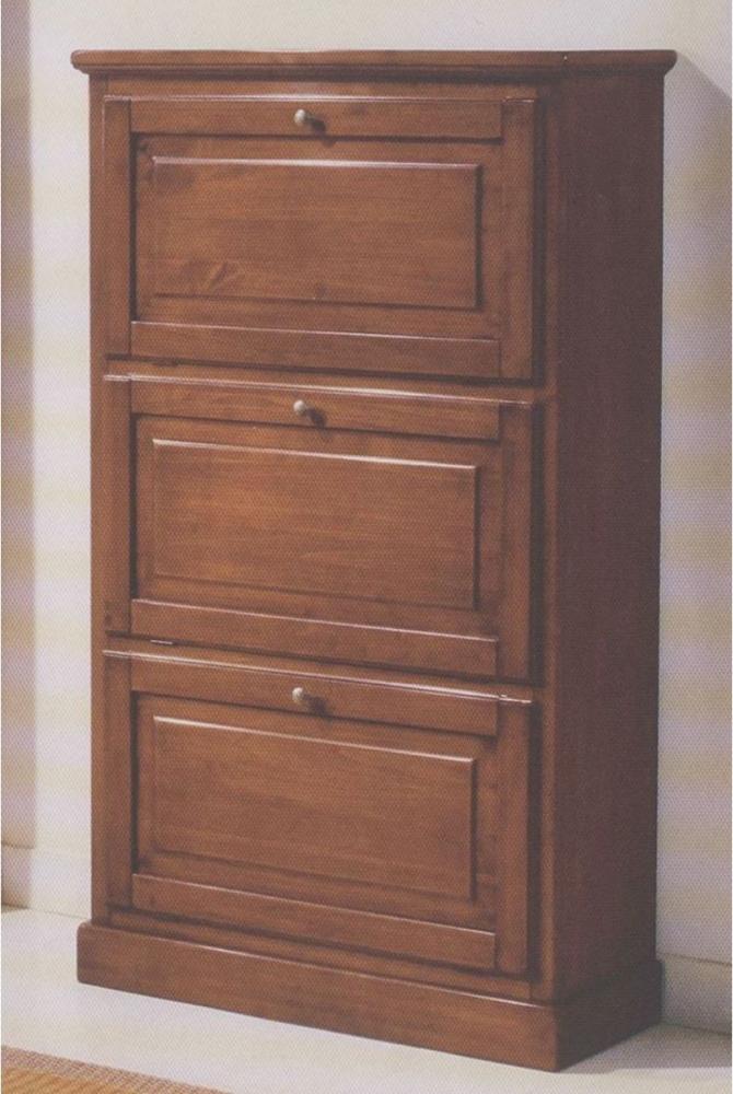 Casa Padrino Luxus Barock Schuhschrank Braun H. 130 cm - Made in Italy Bild 1