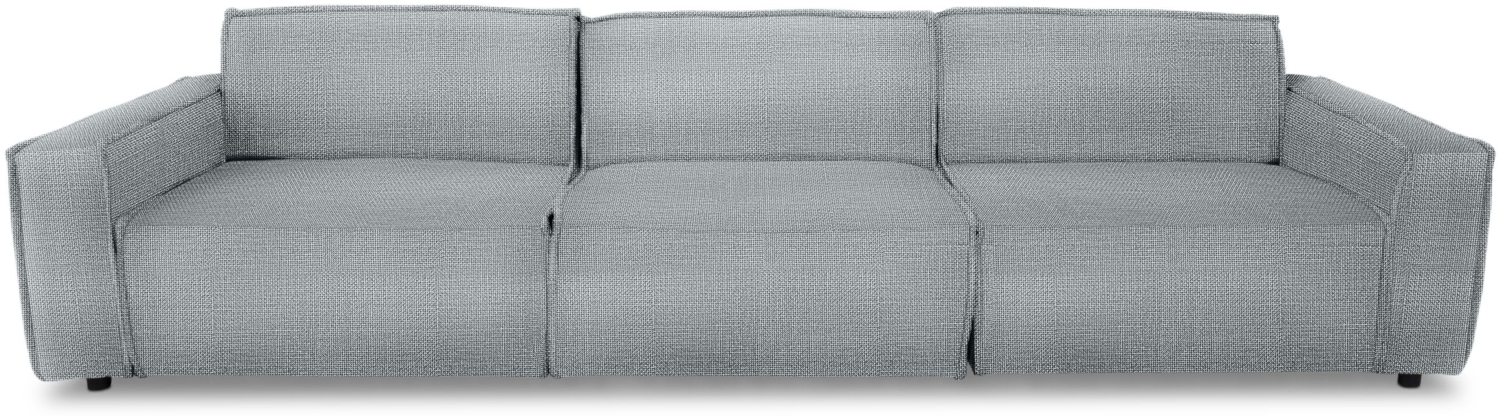 Sofa SANSIBAR 3 Sitzer KARLSHAM BHT 314x76x101 cm hellgrau Couch Einzelsofa Zweier Dreier Sitzer Bild 1