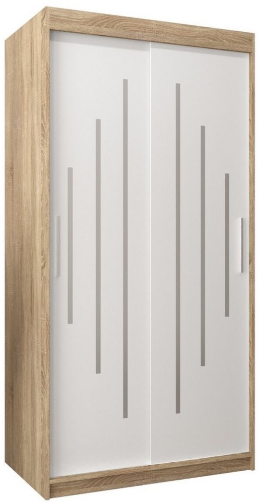 ABIKS MÖBEL Schwebetürenschrank YORK Schlafzimmerschrank - mit Kleiderstange, Regalen Bild 1