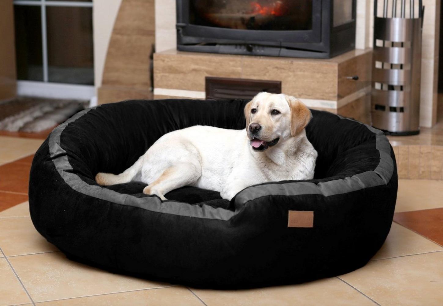 tierlando® Tierbett tierlando LANA Hundebett Hundesofa M L XL Velours MEGA DICK SUPERWEICH Bild 1