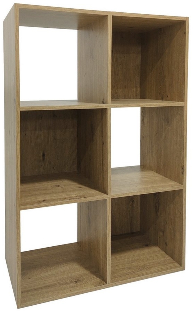 HTI-Line Bücherregal Regal Thekla 6090, Stück 1-tlg, Standregal Bücherregal Raumteiler 6 Regalfächer Bild 1