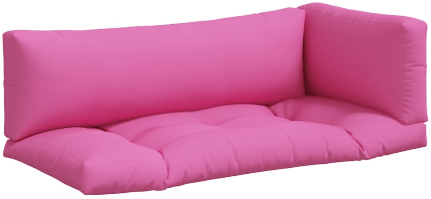 vidaXL Palettenkissen 3 Stk. Rosa Oxford-Gewebe 360964 Bild 1