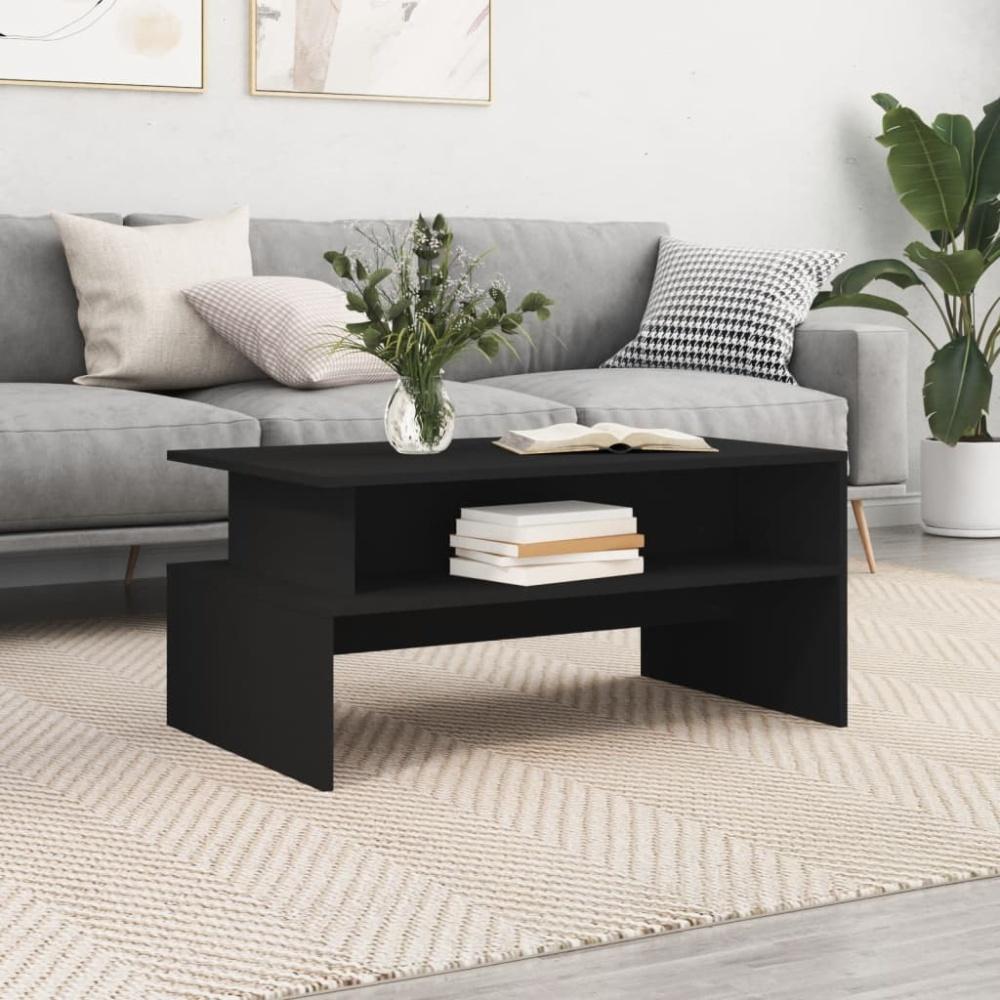 Couchtisch 90x55x42,5 cm Holzwerkstoff Schwarz Bild 1