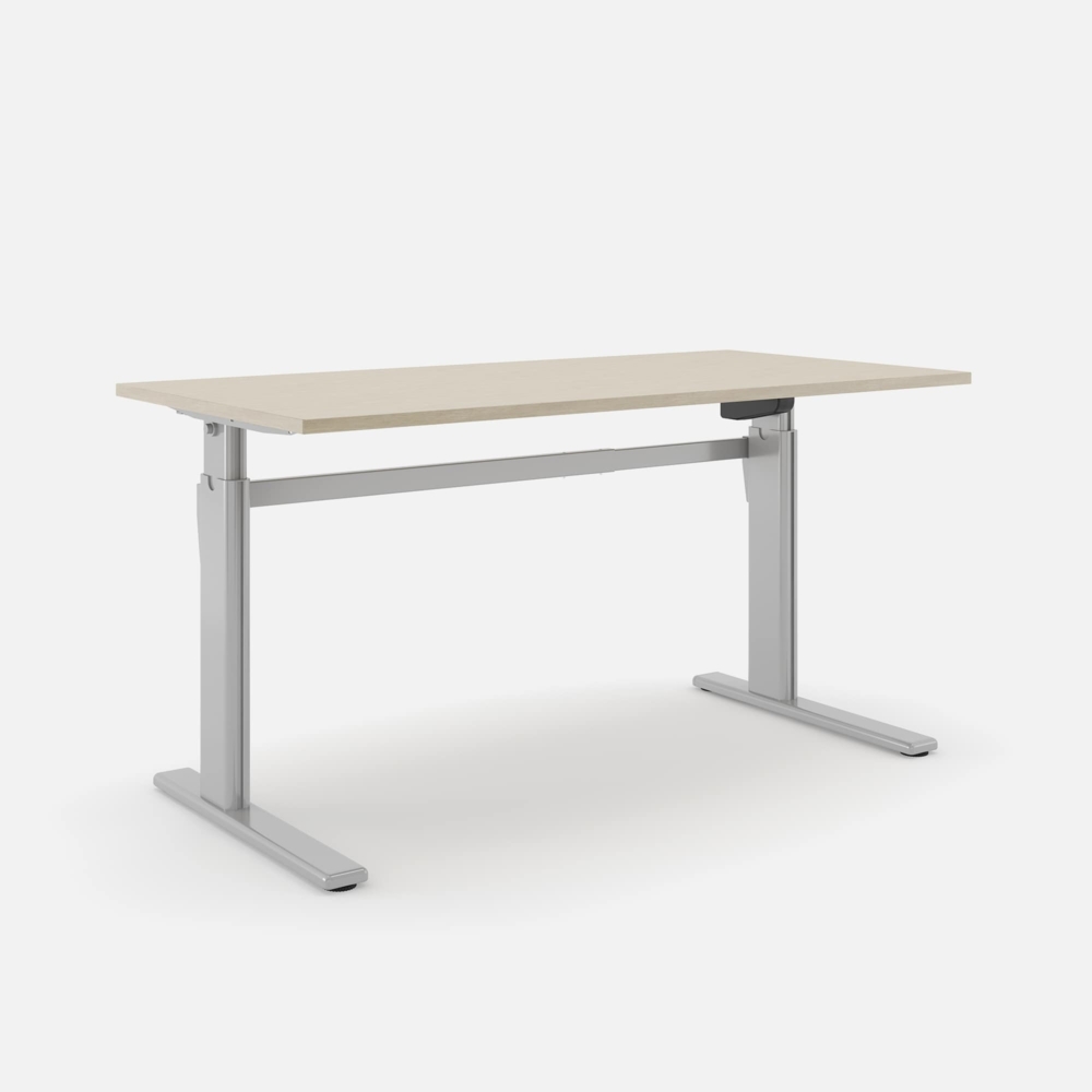 Aluforce Pro 150 M Schreibtisch - 160 , Eiche Bild 1