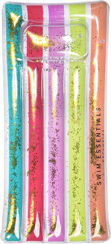 Swim Essentials Luftmatratze Regenbogen, bunt, 177x67 cm Bild 1
