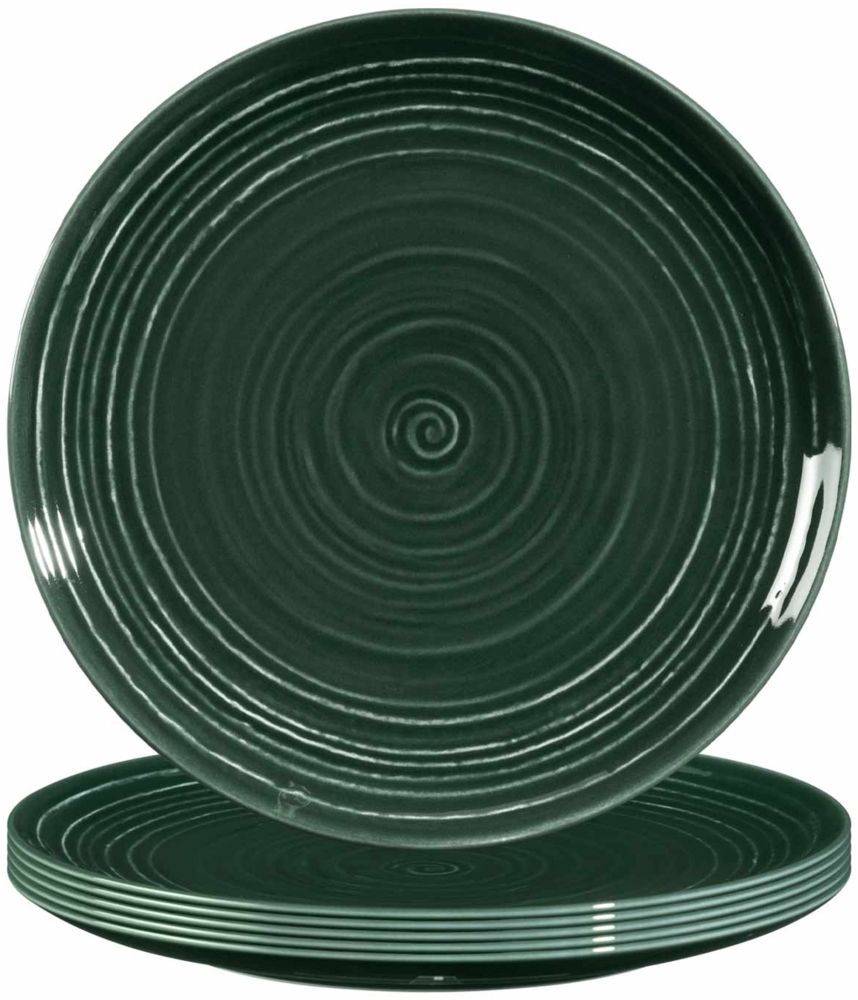 Seltmann Weiden Terra Frühstücksteller ø 22,5 cm moosgrün 6er Set Bild 1