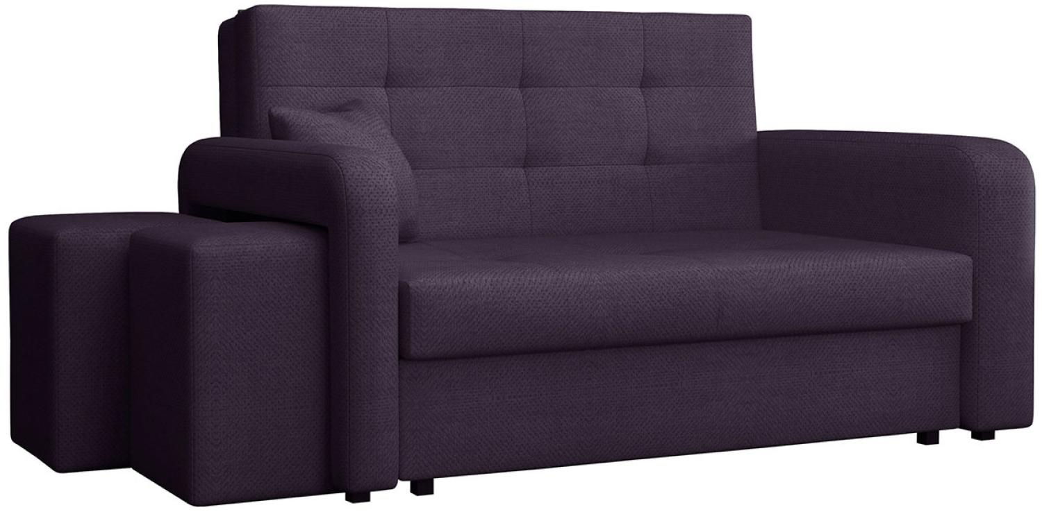 Schlafsofa Viva Home II, Nische für Hocker auf der linken Seite, Farbe: Enjoy 15 Bild 1