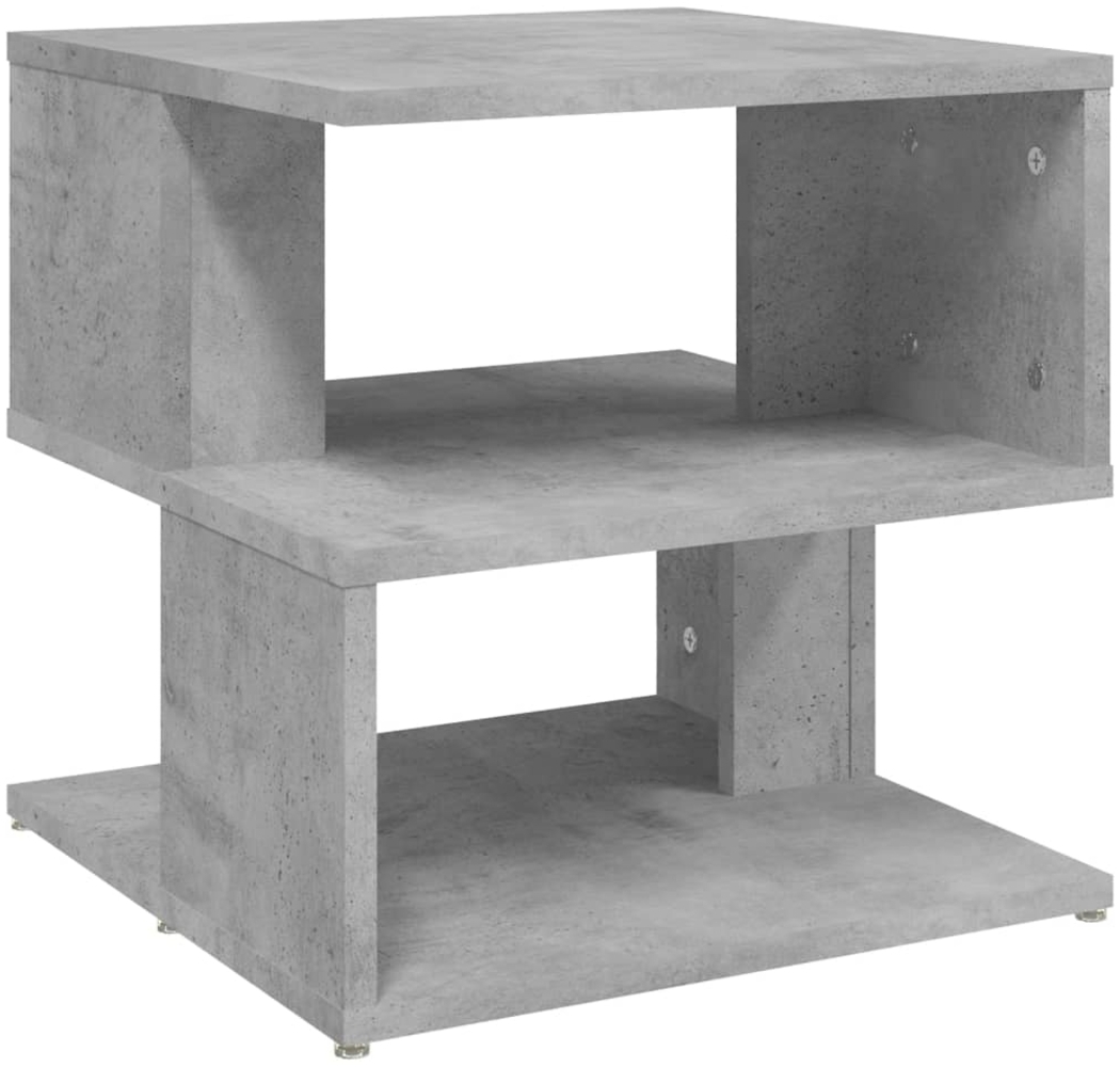 vidaXL Beistelltisch Betongrau 40x40x40 cm Holzwerkstoff 806296 Bild 1