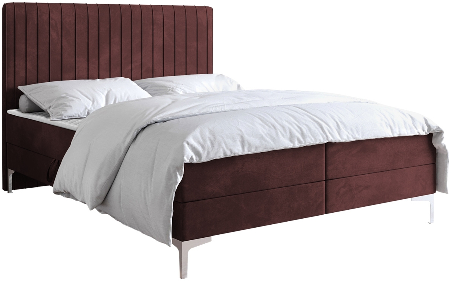 Boxspringbett Primo (Farbe: Manila 06, Größe: 140x200 cm) Bild 1