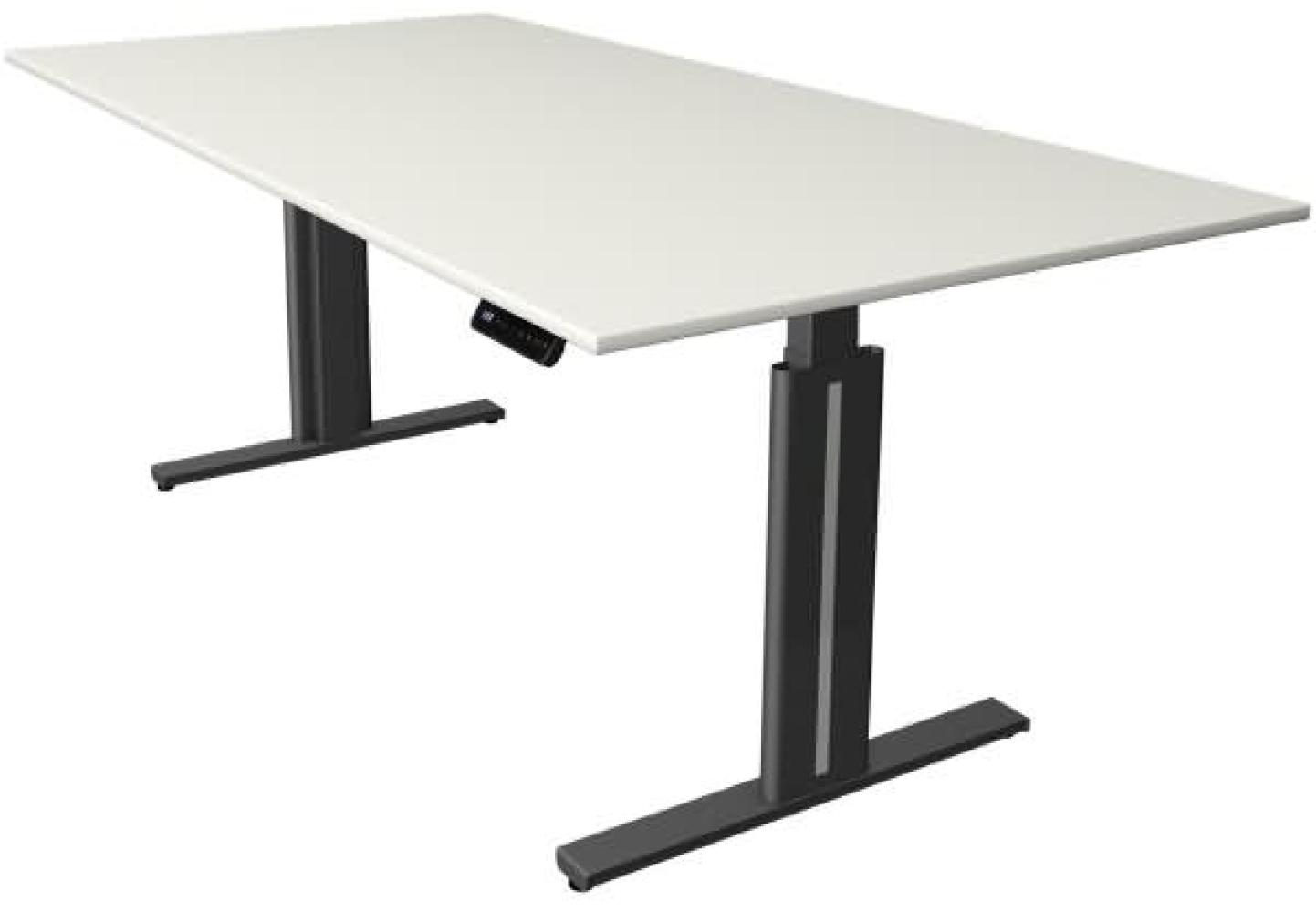 Kerkmann Schreibtisch Sitz- /Stehtisch Move 3 elegantt 200x100x72-120 cm Weiß Bild 1