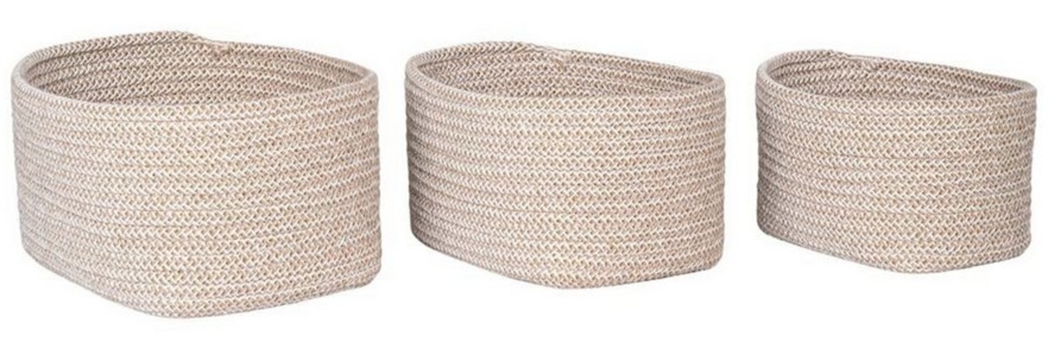 ebuy24 Allzweckkorb Cadima Korb Satz von 3 Stk. beige. Bild 1