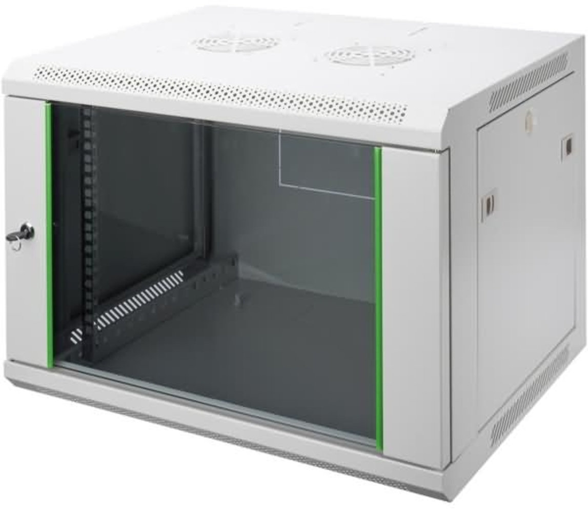 DIGITUS Wandgehäuse 19-; 7HE; Grau; 416,15 x 600 x 450 Bild 1