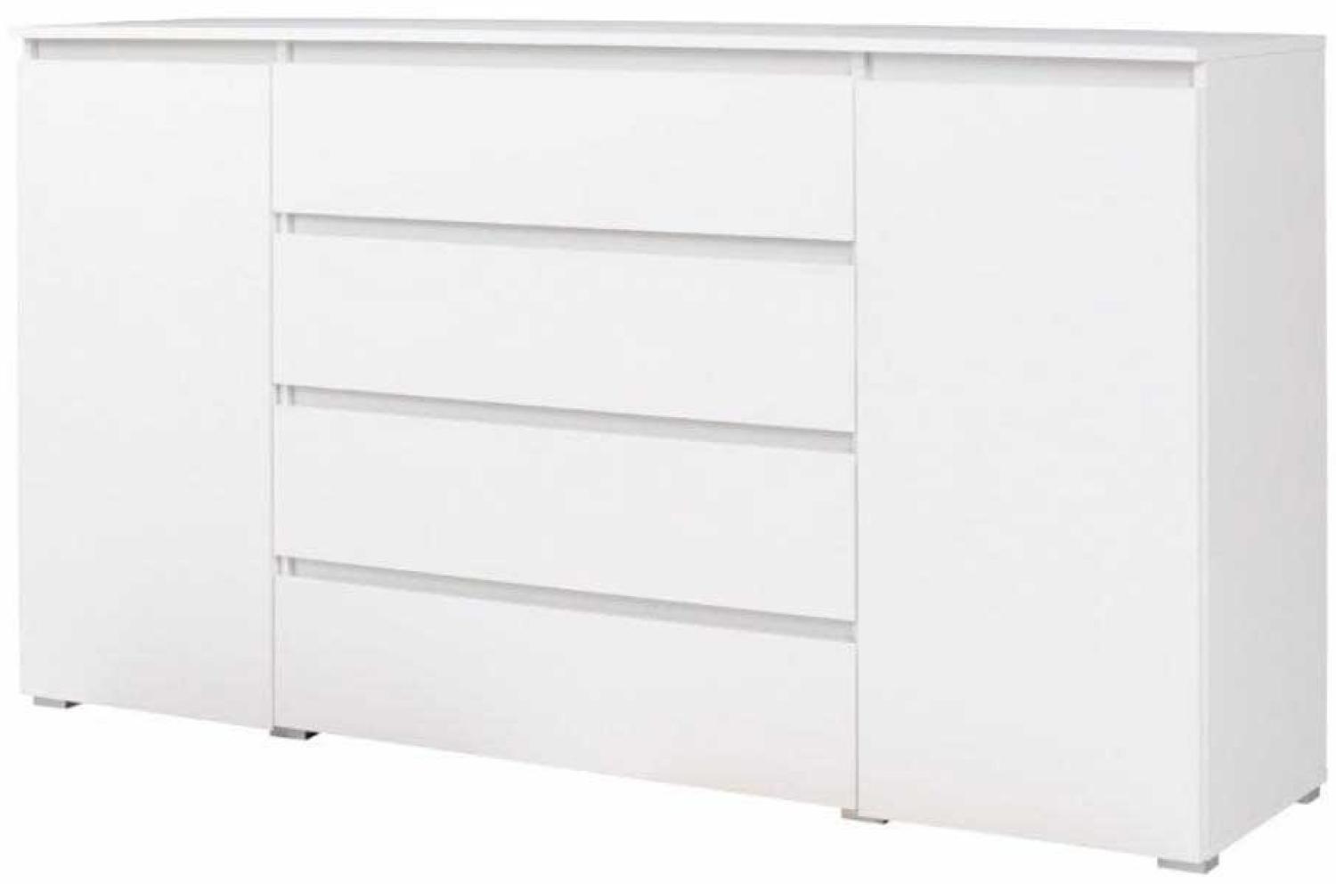 Kommode Sideboard Cosmos 184 x 41 x 97 cm weiß 2-türig Bild 1