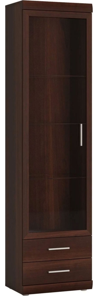 Standvitrine IMPERIAL Vitrinenschrank 50x38x195cm Nussbaum Imperial Bild 1