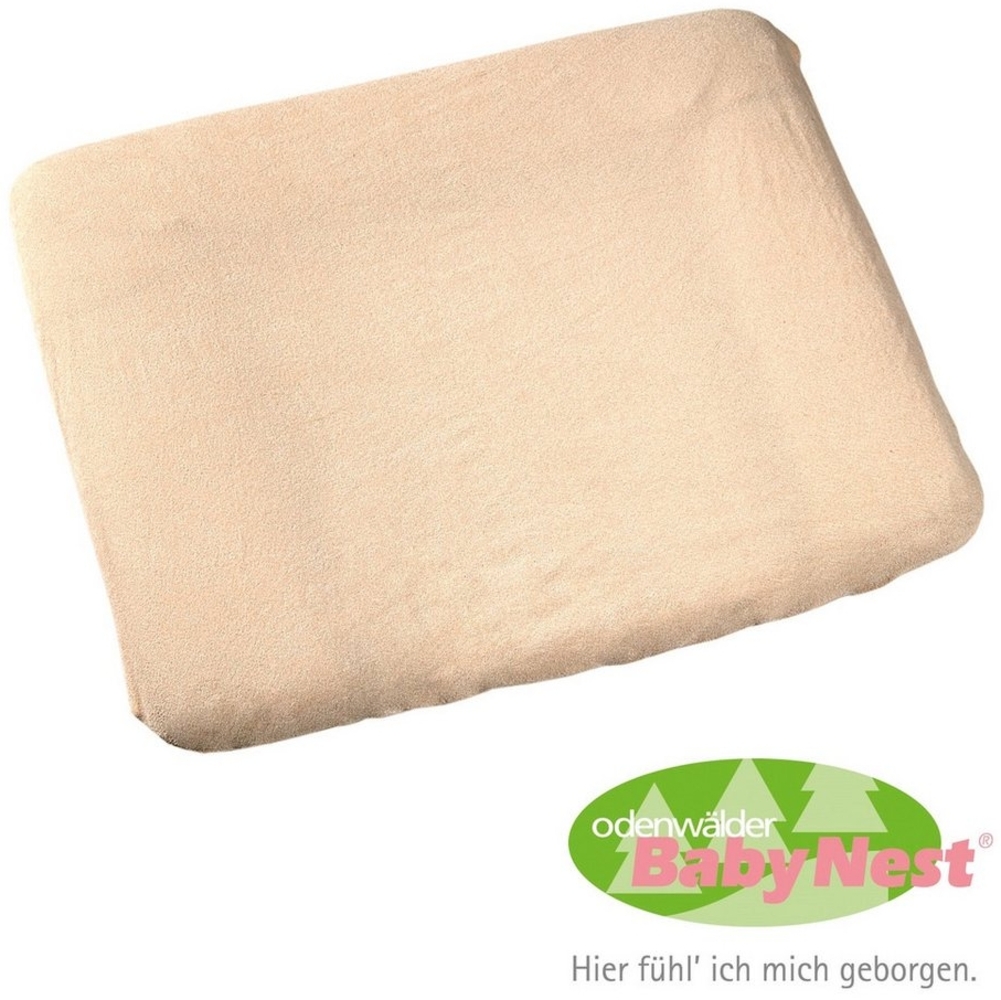 Odenwälder Wickelauflagenbezug Frottee beige, 75x85 cm Bild 1