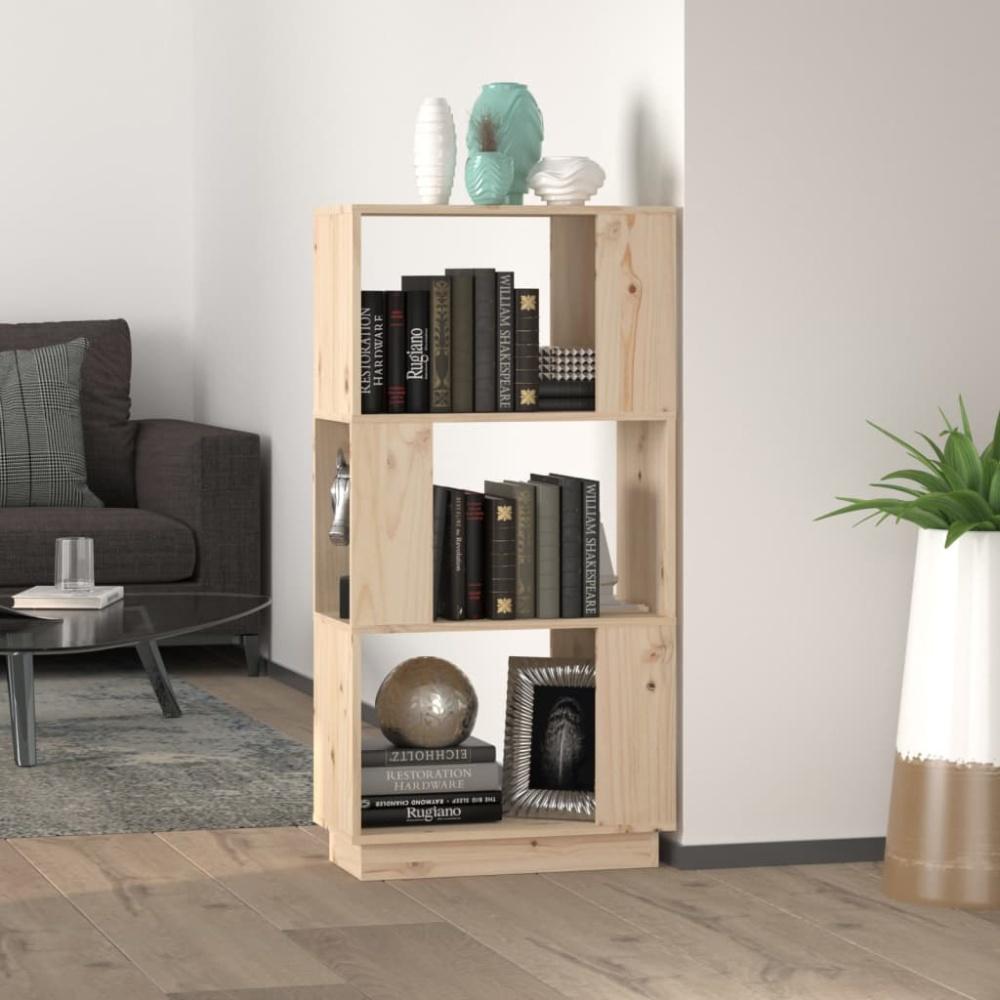 vidaXL Bücherregal/Raumteiler 51x25x101 cm Massivholz Kiefer 814034 Bild 1