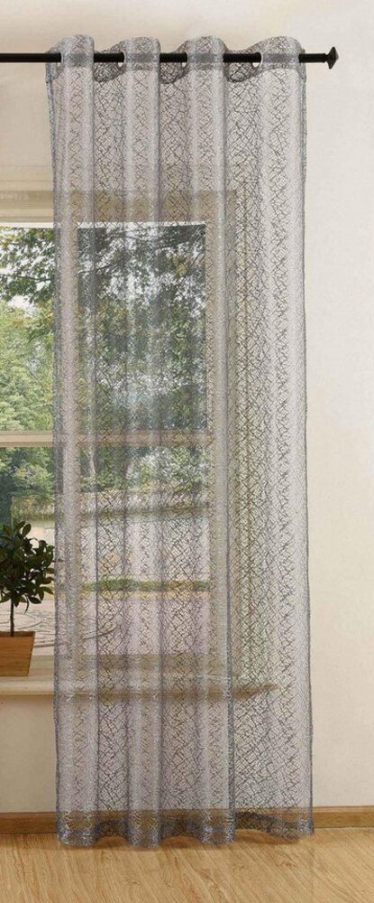 Gardinenbox Gardine, Ösen (1 St), transparent, Polyester, Netz Struktur Netzvorhang 203522 Bild 1