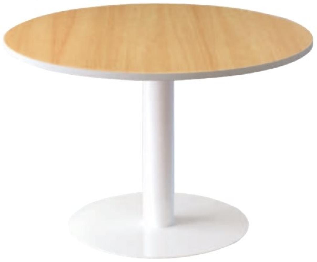PAPERFLOW Easydesk - Tisch - rund - Buchenholz Bild 1