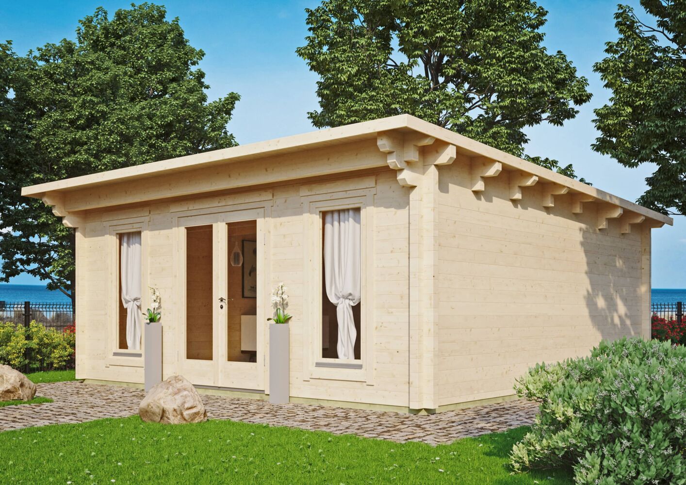 Fjordholz Gartenhaus Modell Jacob 90 G Bild 1