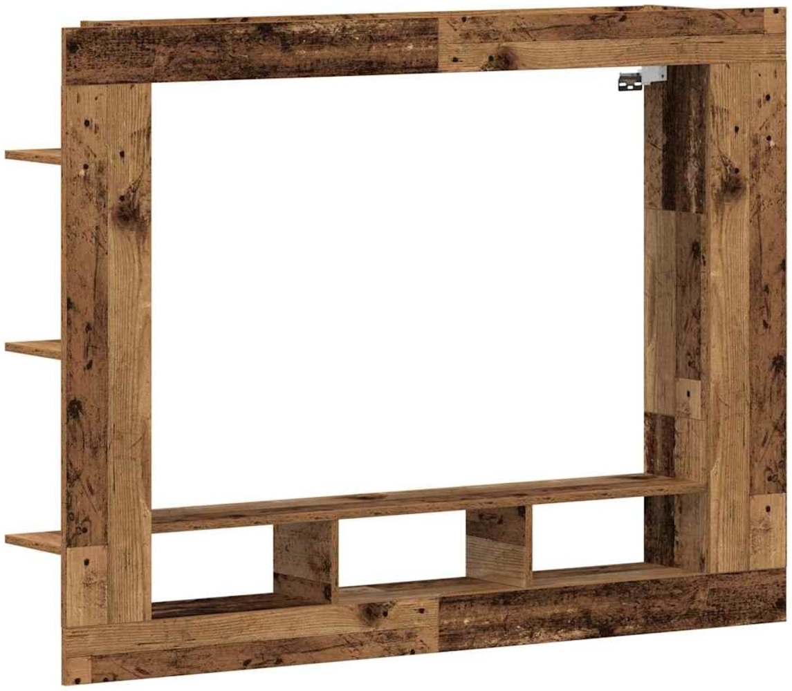 vidaXL TV-Schränk Wandmontiert Altholz 152 x 22 x 113 cm Holzwerkstoff 861997 Bild 1